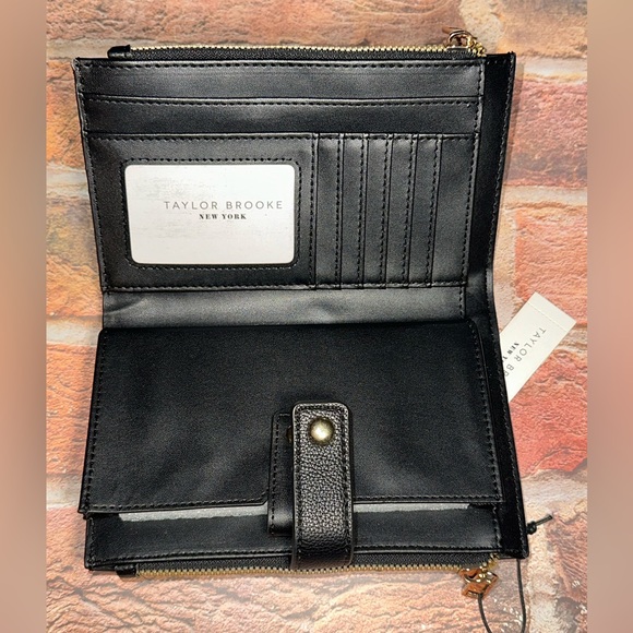 Taylor Brooke Black Leather Wallet - Picture 4 of 6